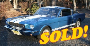 1966 Shelby GT350, sold!